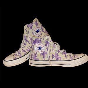 Converse Purple Camo Chuck Taylor